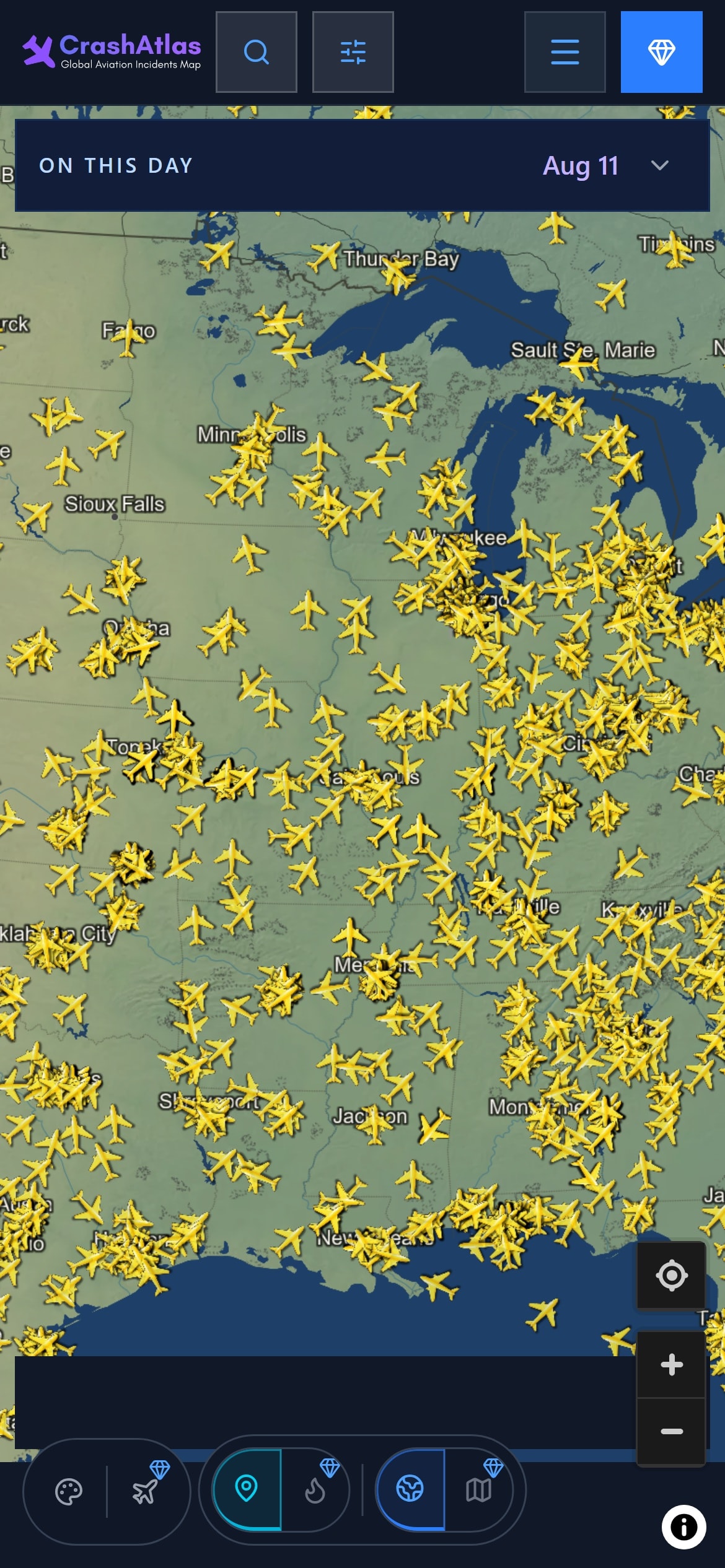 CrashAtlas на мобільному