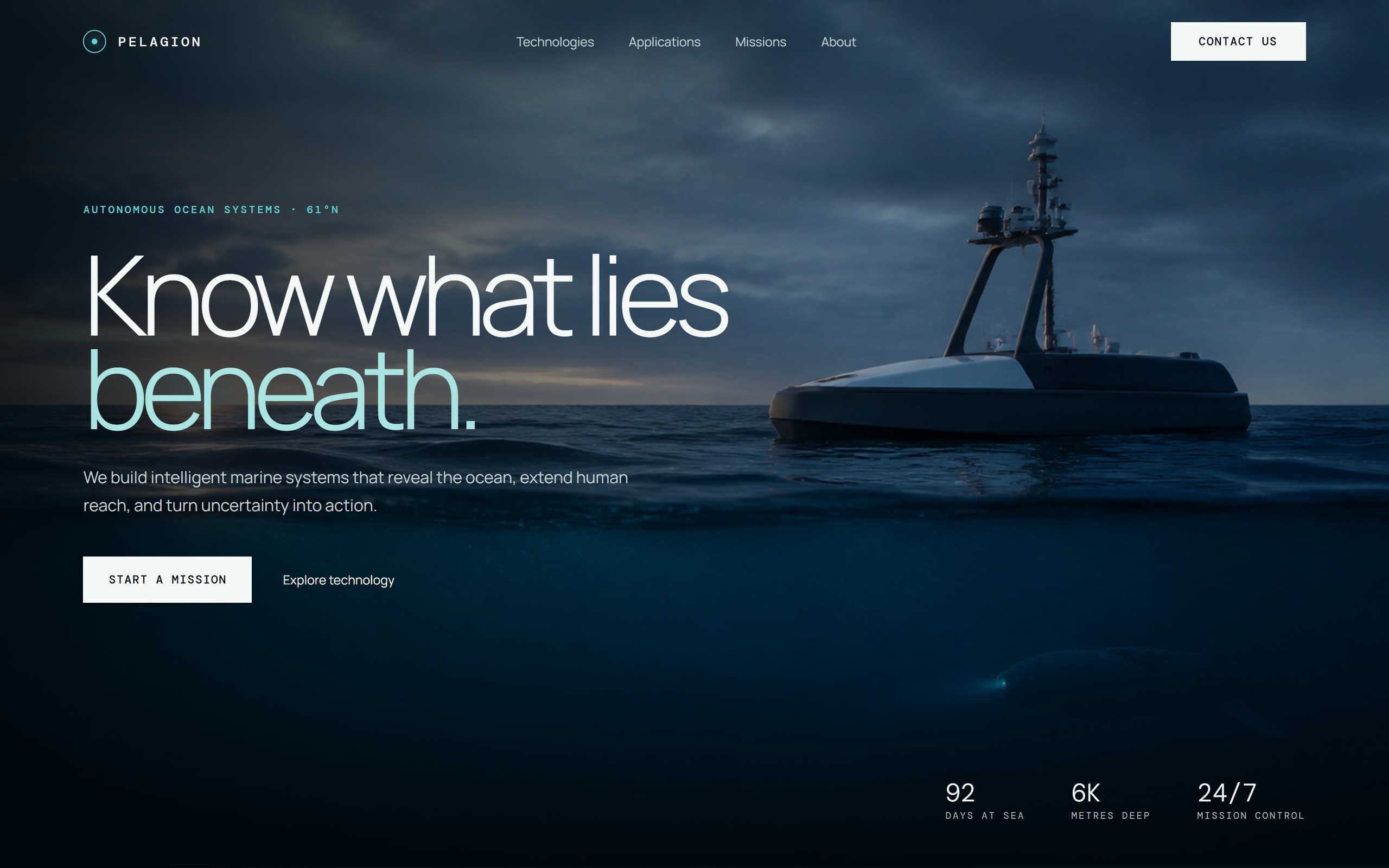 Pelagion homepage